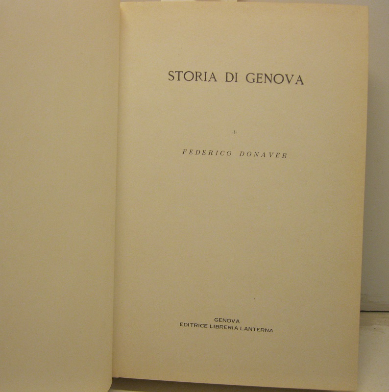 Storia di Genova.